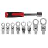 Набор из 9 съемных торцевых ключей с вращающейся на 180 градусов гибкой головкой CR V