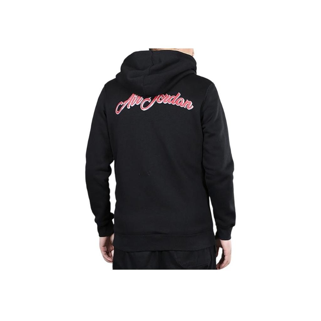 Jordan Remastered Brushed Fleece Hoodie Jacket Men Outerwear Black CT6309-010