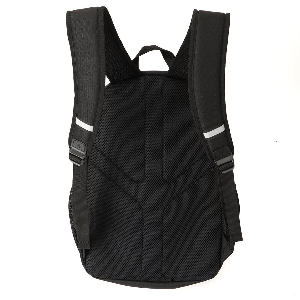 Рюкзак B4, размер для хранения ПК, 27 л, круглый, тип 1, воздушная камера, школьная сумка, школьный рюкзак, черный x белый x белый, высота 46 x ширина 31 x глубина 19 см [Adidas] 15,6 дюйма