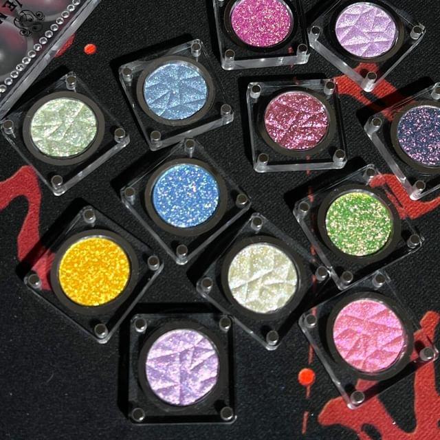 SHELLWE MAKEUP - Тени для век Хамелеон "Грубые Ломтики Птиц-Изгоев" - 1-3
