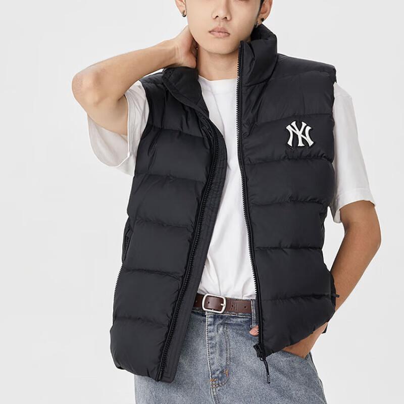 New MLB Down Vest Unisex Black 3ADVB0226