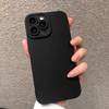 Чисто черный графический чехол для телефона для iPhone 16 15 14 13 12 11 x XR Xs SE2 SE 8 7 plus pro Max mini силиконовая задняя крышка