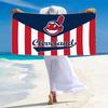 Пляжное полотенце с принтом Cleveland Indians, большое, мягкое, быстросохнущее, для пляжа, кемпинга, плавания