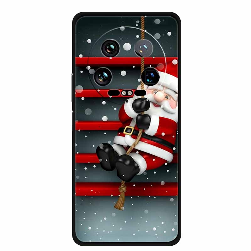 Рождественский чехол для телефона Xiaomi 14 Ultra Pro, чехол из мягкого силикона, роскошная крышка с оленем для Xiaomi 13 Ultra Pro, задние чехлы Coque 14pro
