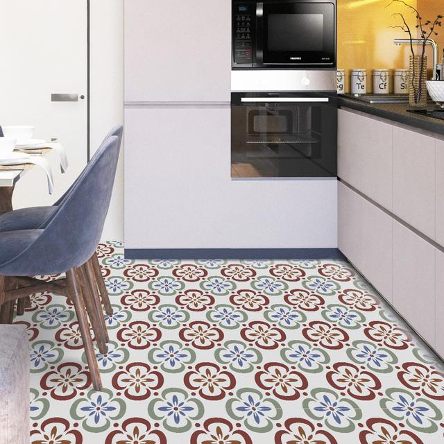 4 шт. водостойкие самоклеящиеся плиточные напольные наклейки для кухни, ванной комнаты, обои из ПВХ, мебель для спальни, настенные наклейки для украшения комнаты