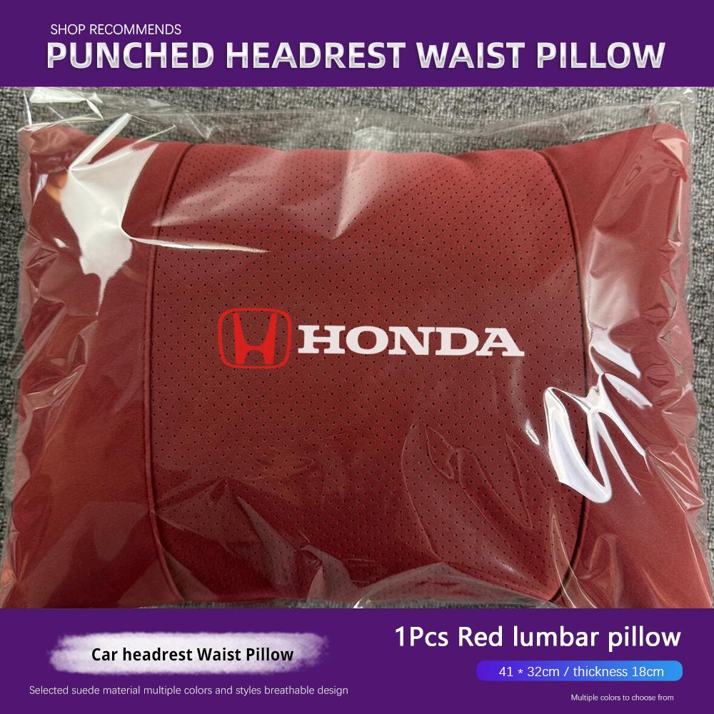 APO1 Honda Universal Car Headrest Neck Pillow Lumbar Support For Civic Accord Crosstour Spirior Odyssey Avancier UR-V Sienna Elysion