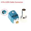 4 Pin Lvds Cable Connector Z Straight Welding Male Plug Car Camera Audio Connectors Automotive Audio Socket Universal