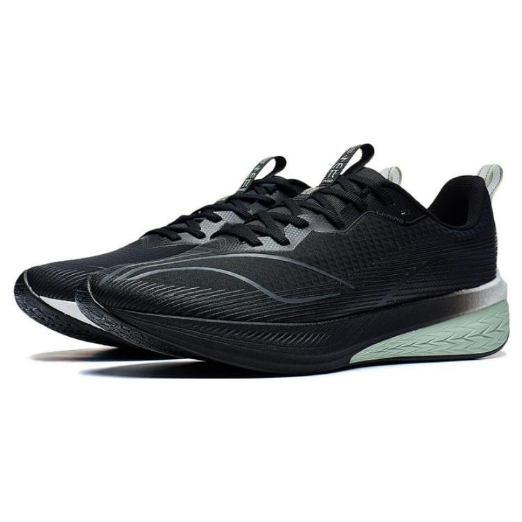Li Ning Red Hare 6 Pro Амортизация Легкие Низкие Повседневные Беговые Кроссовки Мужские Черные ARMT043-7