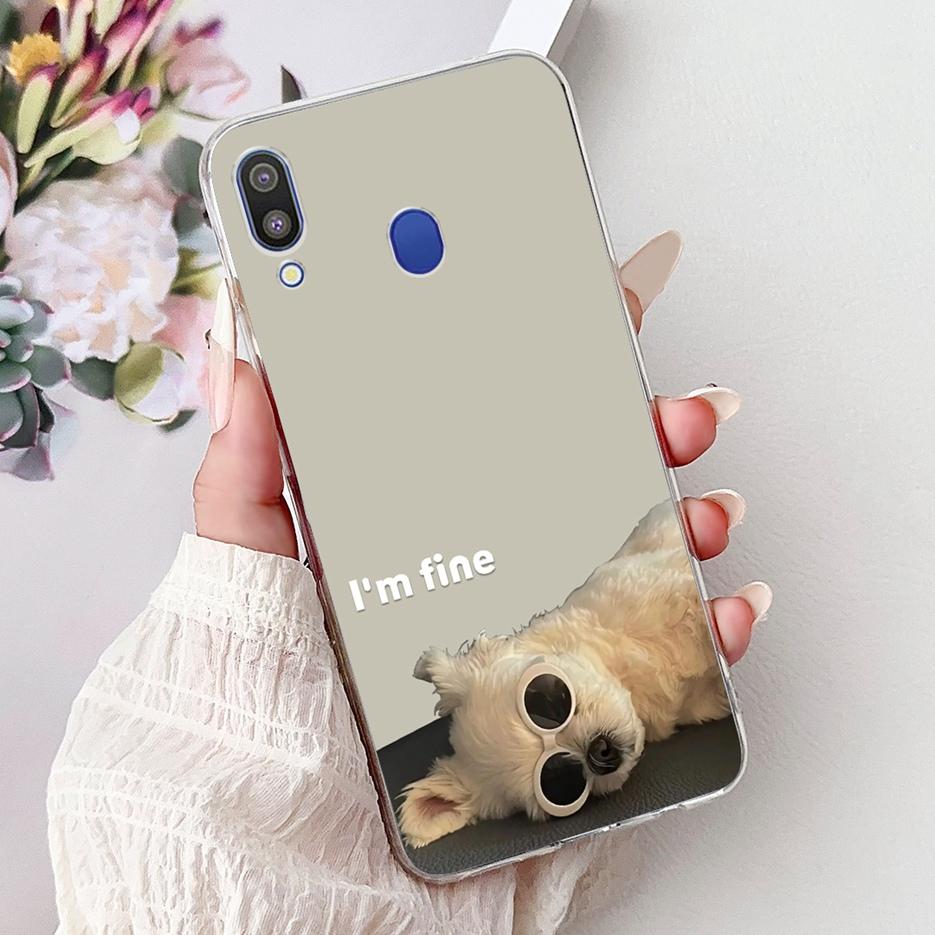 Для Samsung Galaxy M10 M20 M30 Чехол Новая Мода Расписная Крышка Прозрачный Силиконовый Мягкий Тонкий Чехол для Телефона Для Samsung M10 M20 M30 Fundas