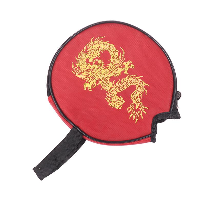 Table Tennis Racket Bag Wear-Resistant Gourd Shape Racquet Ping Pong Paddles Bag Table Tennis Racket Case Paddle Pouch