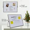 Magnetic Whiteboard Adjustable Stand Double-sided Portable White Board Smooth Surface Easy To Write Whiteboard