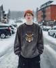 OHP Ohpxgoodd4 Флисовая толстовка с принтом 'Нерд Тигр'