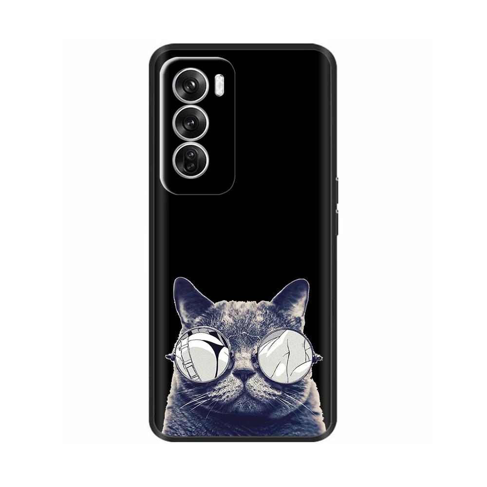 Phone Case For Oppo Reno12 Pro 5G Case Bumper Cute Cartoon Soft Silicone Back Cover For Oppo Reno 12 5G Fundas reno 12 Pro Coque