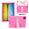 Soft Bubble Silicone Case For URAO X109 10.1 inch Kids Stand Tablet Cover Shell With Adjust Shoulder Strap