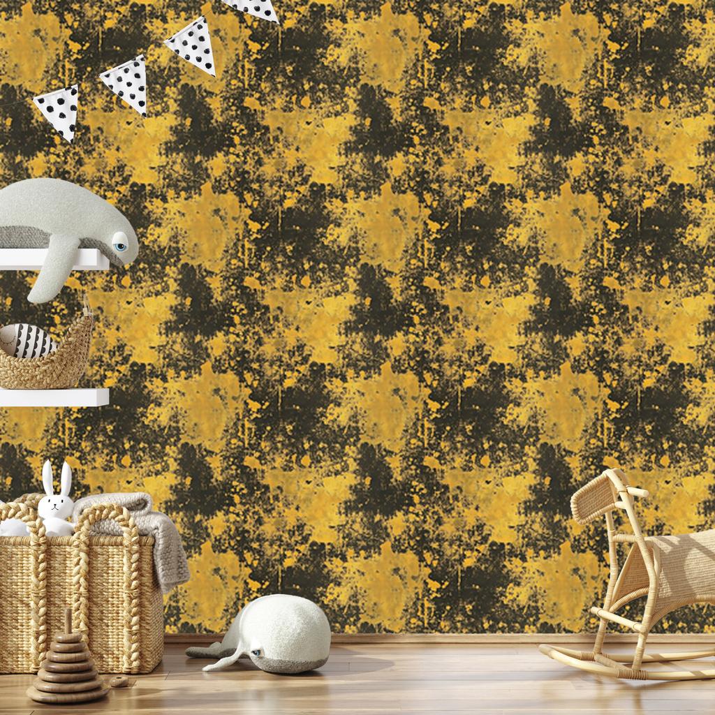 Aged Gold Wallpaper Gold, Ochre and Brown for Living Room and Bedroom 50x1000