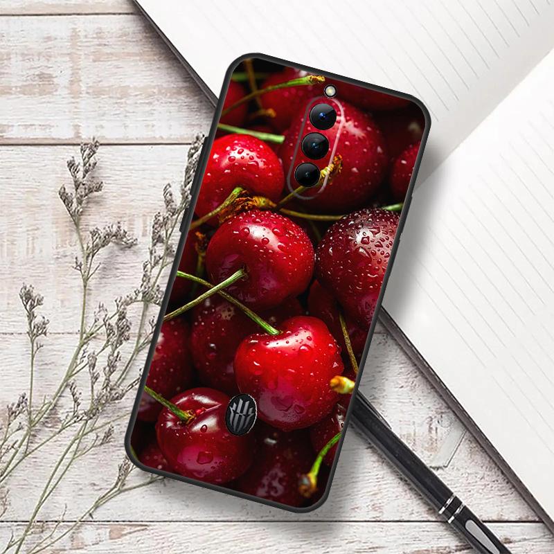 Летний чехол с красной вишней для ZTE Nubia Red Magic 11 10 9 8 8S 9S 10S Pro Plus 6 7 6S 7S Pro 5G 6R 10 Air Funda