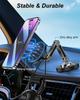 Magnetic Car Phone Holder Stand Dashborad Alloy Foldable Magnet Car Mount Smartphone Mobile Bracket For iPhone 16 Samsung Xiaomi