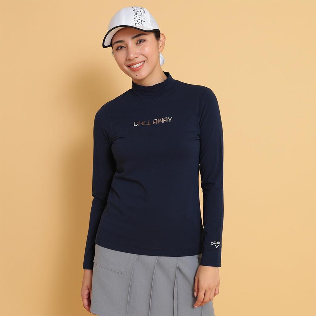 Callaway Long Sleeve Mock Neck Shirt Golf Undershirt C24233200 Women's (Stretch) / / 1120_Navy