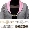 Sweater Duck Mouth Clips for Cardigans Vintage Shawl Cloak Clasp Rhinestone Cinching
