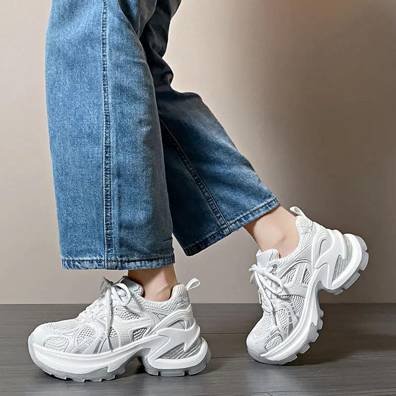 Спортивная женская обувь 2024 года, новые кроссовки, спортивная дизайнерская обувь класса люкс, тренды вулканизированной обуви, распродажа, сетчатая дышащая обувь для женщин