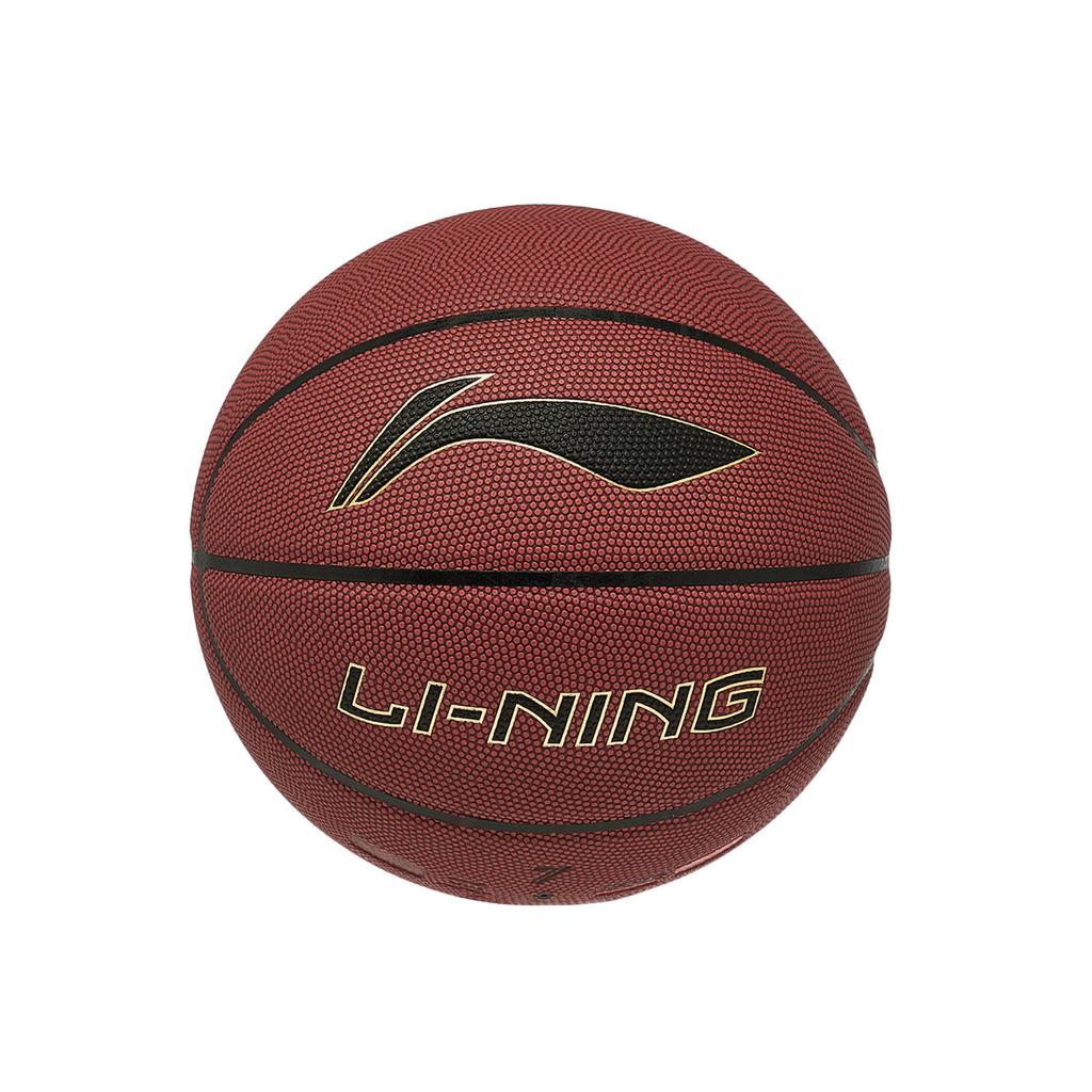 Li Ning Баскетбольный мяч PU Коричнево-красный Размер 7 Тренировочный Унисекс ABQV107-1