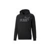 Puma Solid Color Brand Logo Hoodie Men Hoodies Black 675743-01