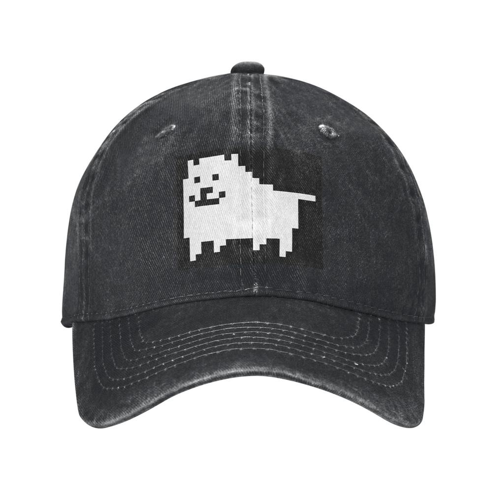 Раздражающая Собака в Космосе Undertale Тоби Видеоигра РПГ Выстиранная Джинсовая Кепка Повседневные Бейсболки Регулируемая Шляпа Унисекс Бейсбольные Кепки
