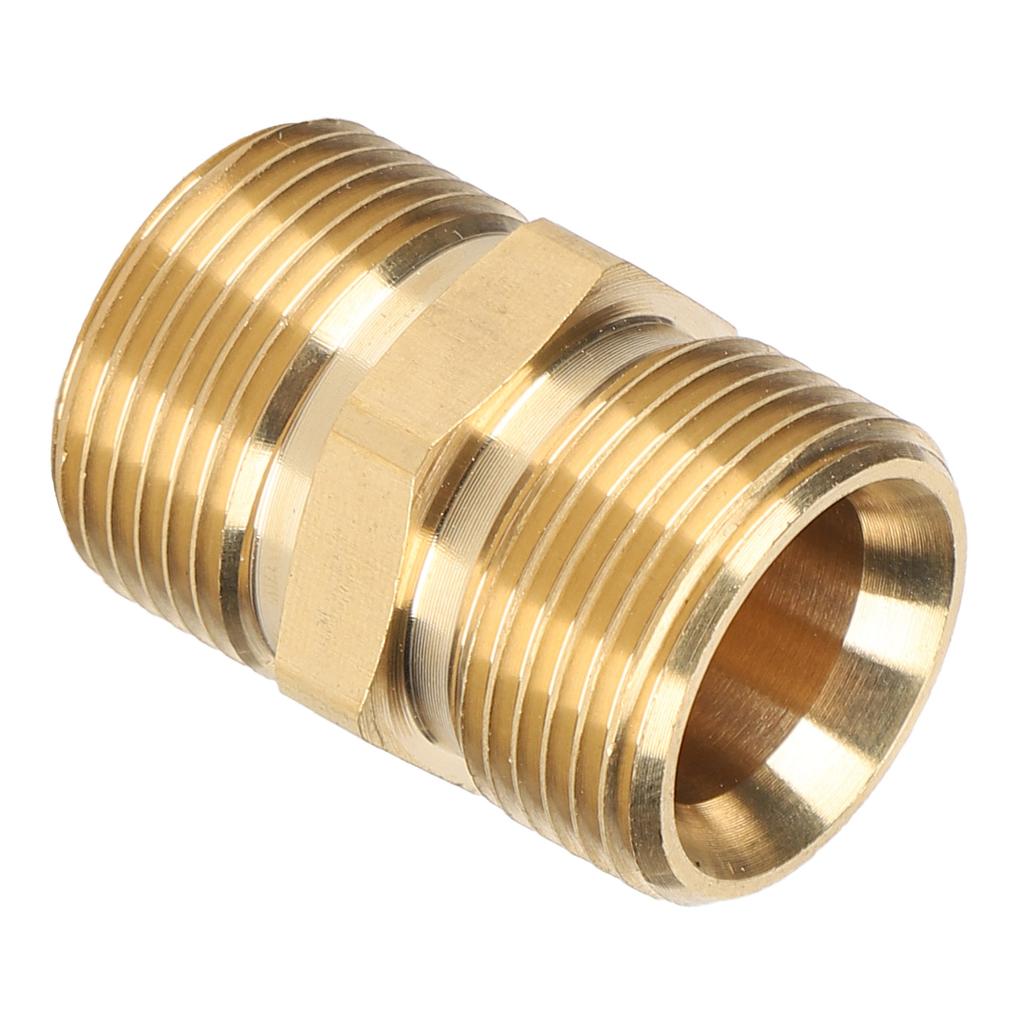 High Pressure Sprayer Adapter Brass M22 Metric Male Thread 14mm Hose Connector Coupler