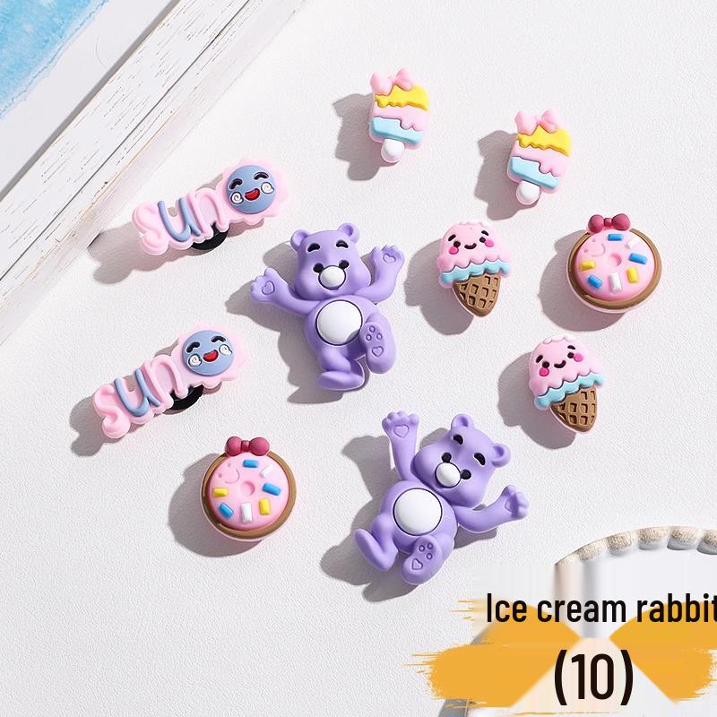 2025 Милые декоративные пряжки-цветы для обуви - Аксессуары для обуви с отверстиями