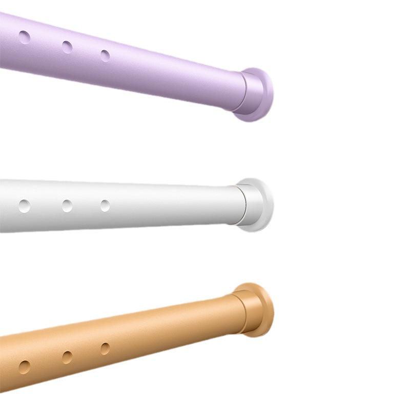 Телескопический карниз: Безударный, многоцелевой для спальни, гардероба, гостиной, душа или сушки одежды.