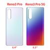 Новое заднее стекло для OPPO Reno 3 Pro Reno3 Pro 5G, задняя крышка аккумулятора, корпус задней двери 