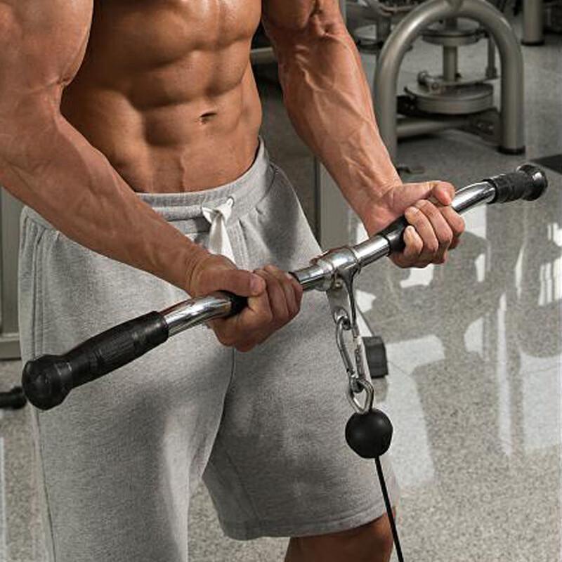 WEZHO Biceps Double-Ended Rope and Pulldown Bar