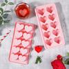 1Pcs Heart-Shaped Ice Cube Mold Multifunctional For Pudding Candy Whiskey Kitchen Accessaries Party Supplies Valentine'S Day