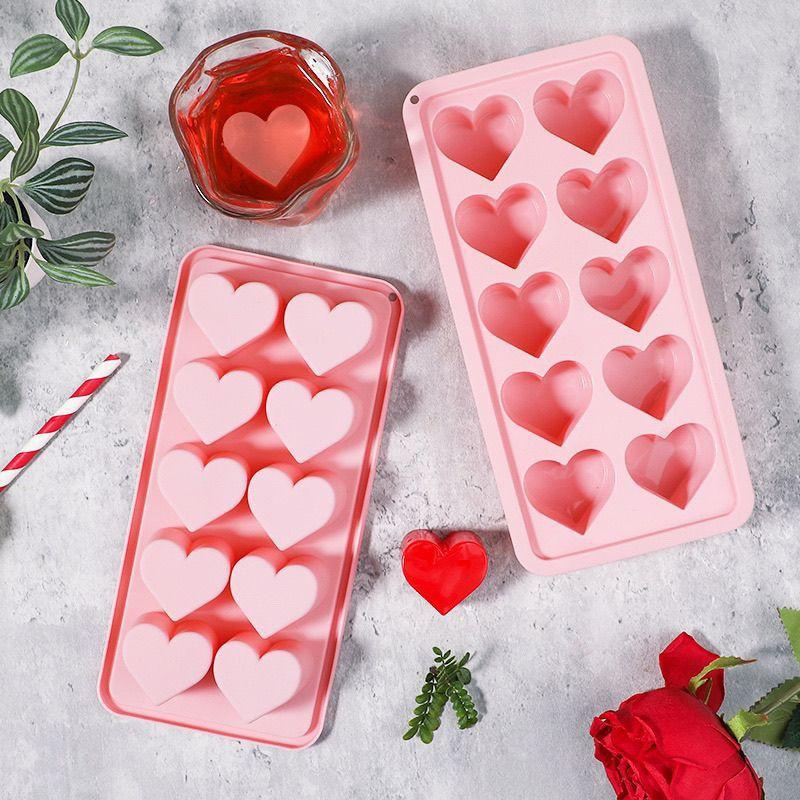 1Pcs Heart-Shaped Ice Cube Mold Multifunctional For Pudding Candy Whiskey Kitchen Accessaries Party Supplies Valentine'S Day