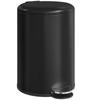 20 Liter Kitchen Trash Can Fingerprint Resistant Metal Waste Bin With Soft Close Lid Foot Pedal And Removable Bucket