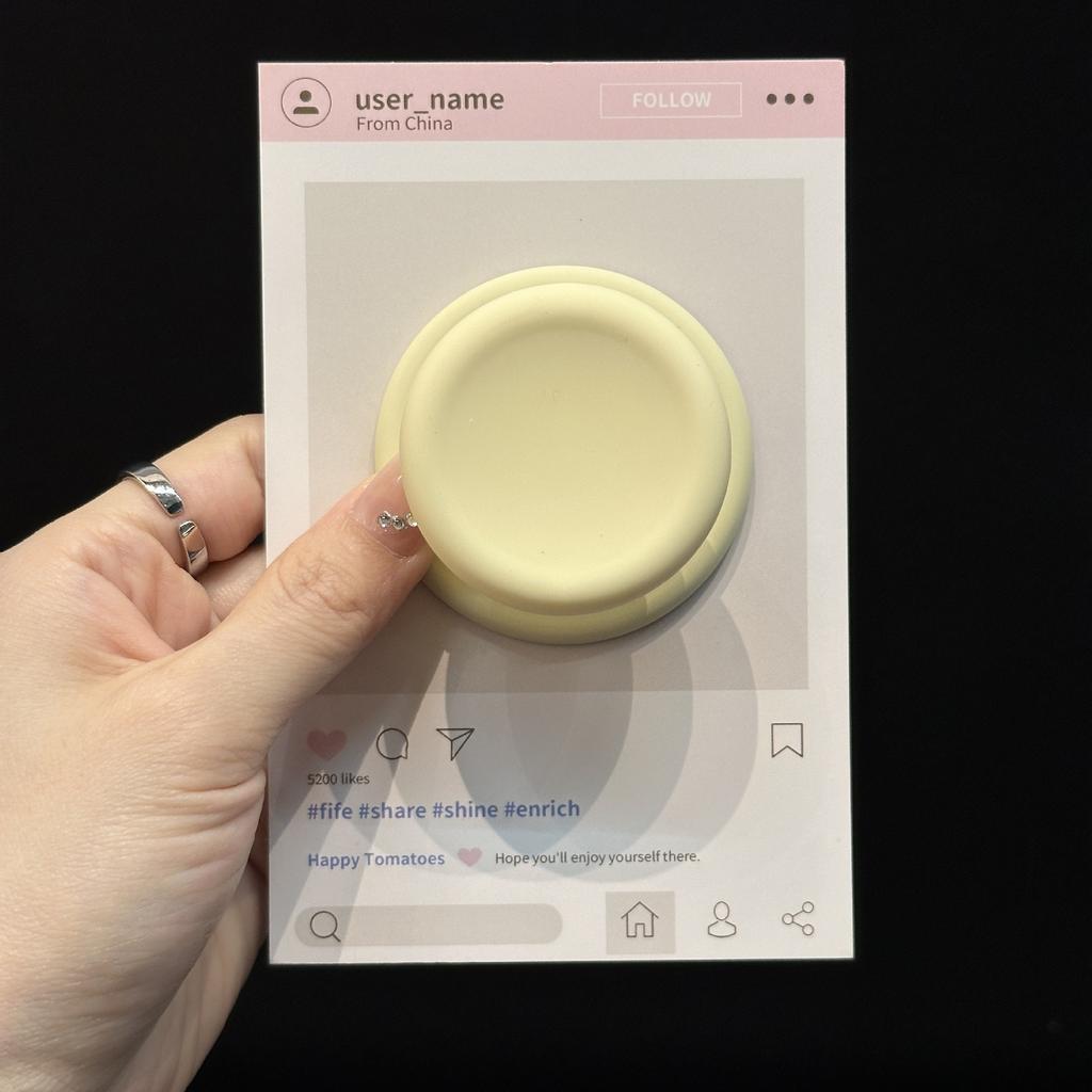 Candy Color Liquid Silicone Magnetic Phone Grip For Samsung Huawei Google Finger Bracket Holder