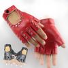 Танцевальные перчатки без пальцев для мужчин и женщин Liuding Осень-Зима Выступление в ночном клубе Танцы на пилоне для леди, Ga Выступление на вечеринке Клепки