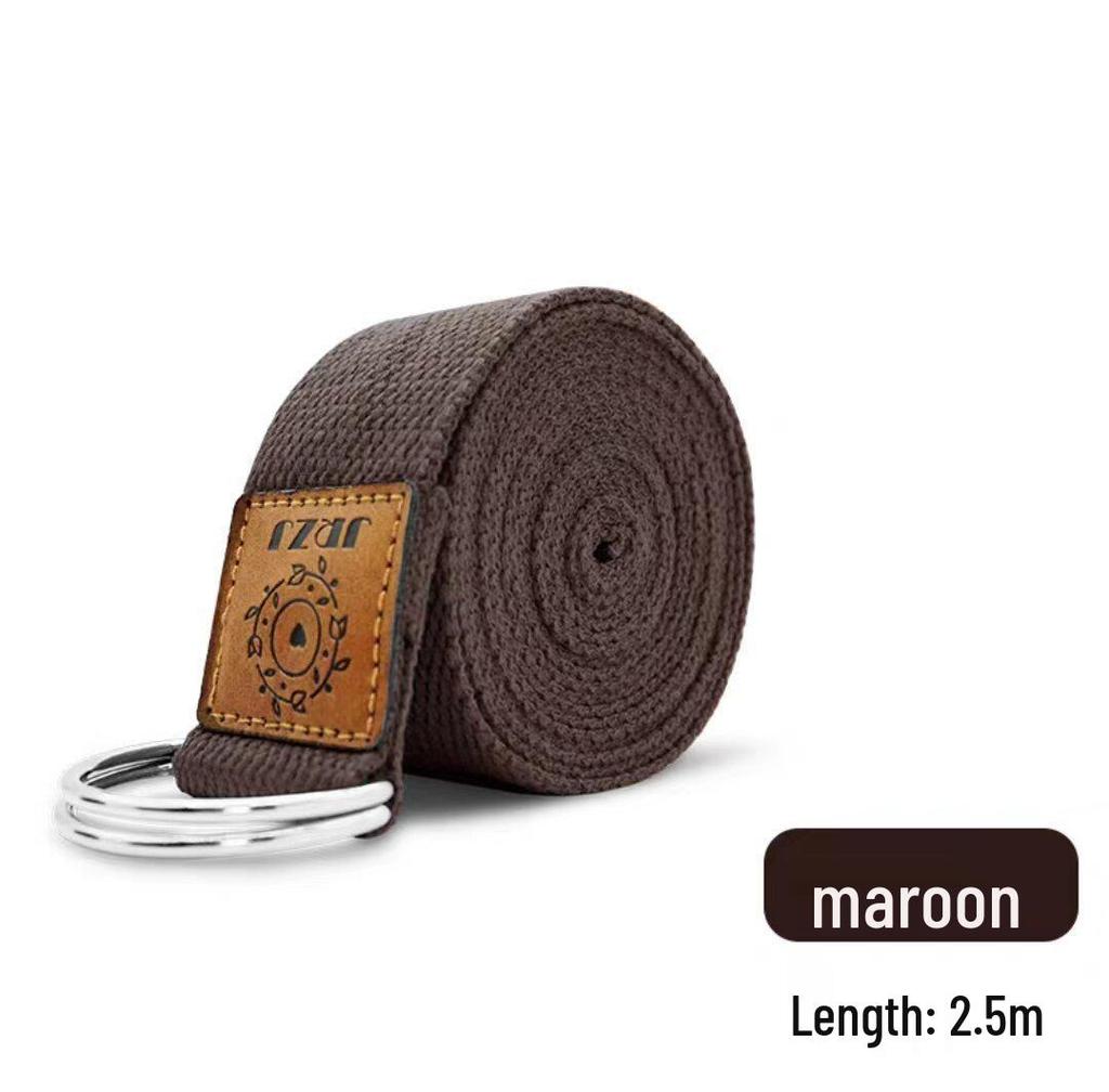 Ремень для растяжки без эластичности для вспомогательного удлинения в йоге Айенгара