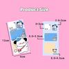 100Sheets Stationery Sticky Notes Cartoon Animals Message Notes Kawaii Notepad