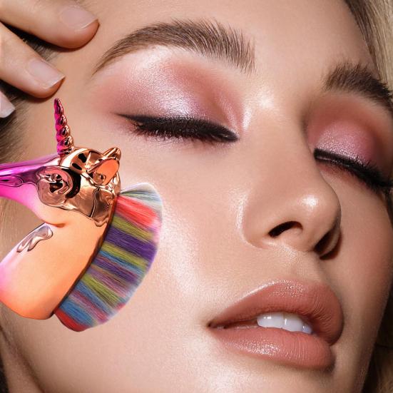 Кисть для макияжа «Лошадь» с мягкой щетиной, пушистая основа, рассыпчатая пудра, тени для век, крем для контура, румяна, кисть для дизайна ногтей, инструменты для макияжа