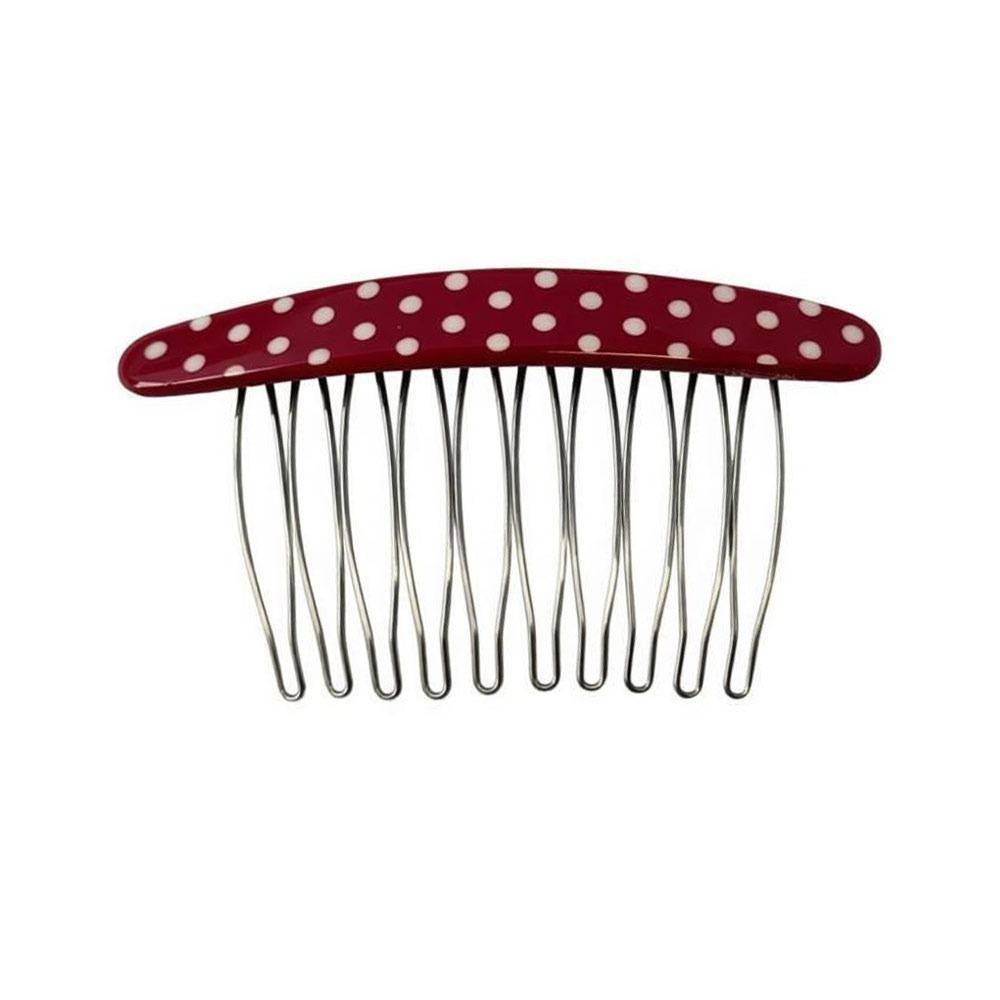 Non-Slip Hair Combs Polka Dot Bangs Hair Clip New Hairpin for Princess Hair Accessories