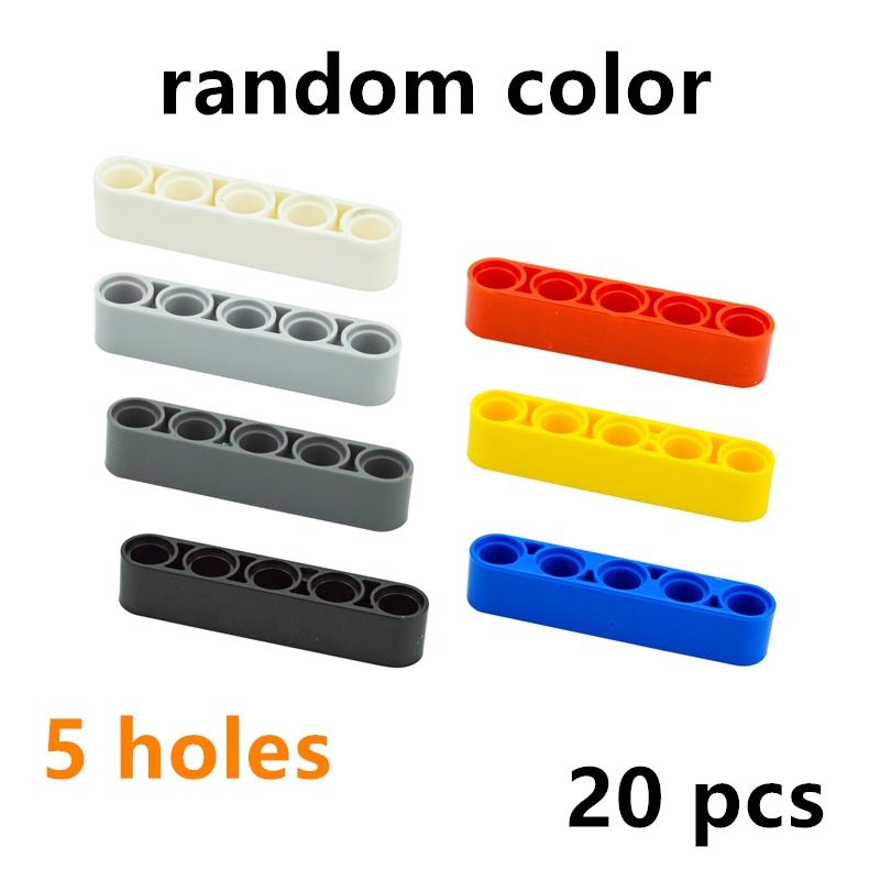 Технические строительные блоки с отверстием, объемные толстые кирпичи, комбинация с шипами, длинная балка, L-образные игрушки, высокотехнологичные детали 87087 3701 3703