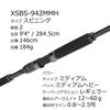 AbuGarcia Salty Stage Prototype Seabass SaltyStageProtoType Seabass XSBS-942MMH