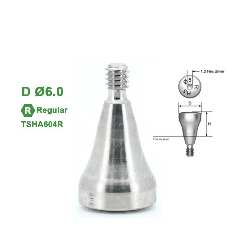 Dental Implant Healing Abutments Precision Machined Multiple Sizes Fit OSSTEM Regular Mini for Dental Surgeons