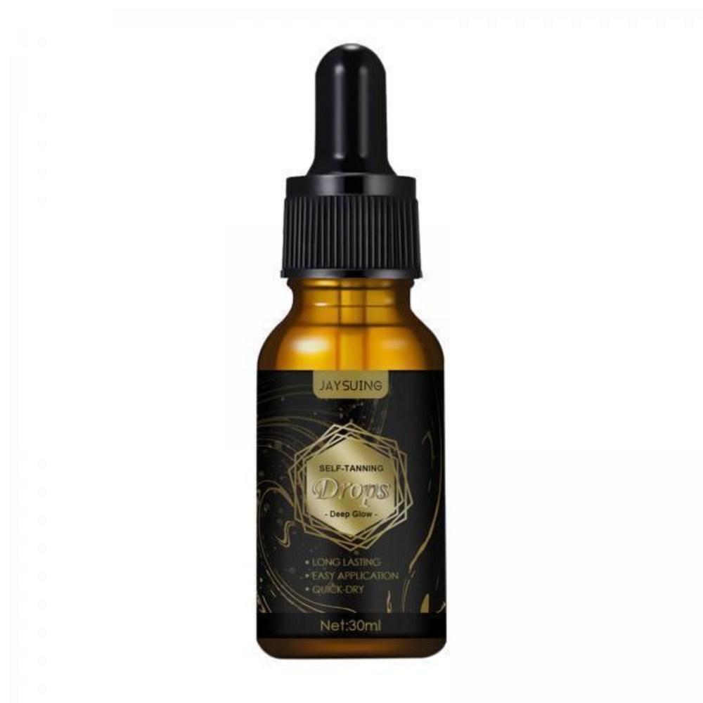 6 Self-tanning Drops Create a Natural, Sunless Fake Tan. Gradual Bronzing, 30ml, Brown, Natural.