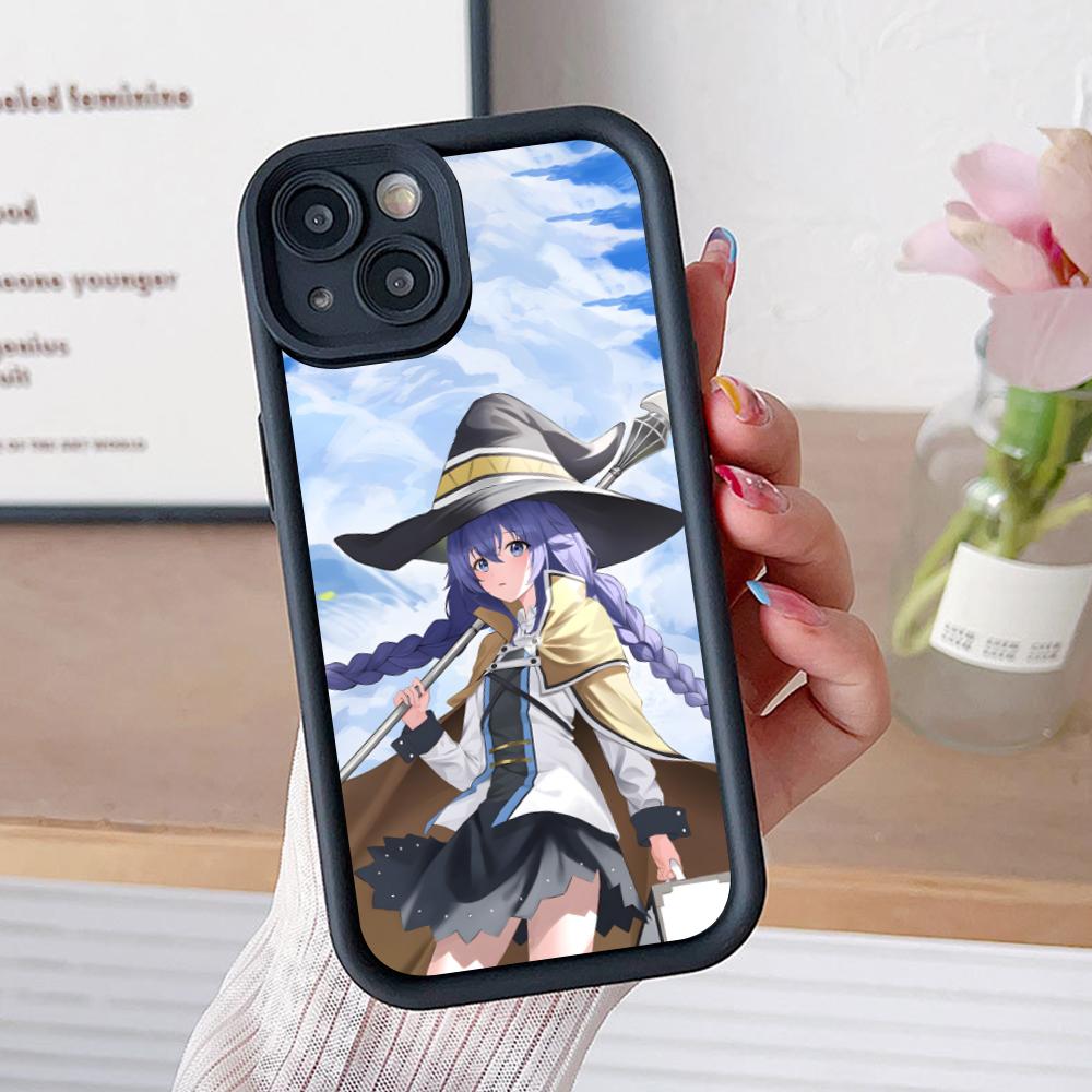 Mushoku Tensei Roxy Mobile Phone Case for iPhone 17 16 15 14 13 12 11 Air Pro Max Plus Thicken TPU Colorful Cover Cover Luxury