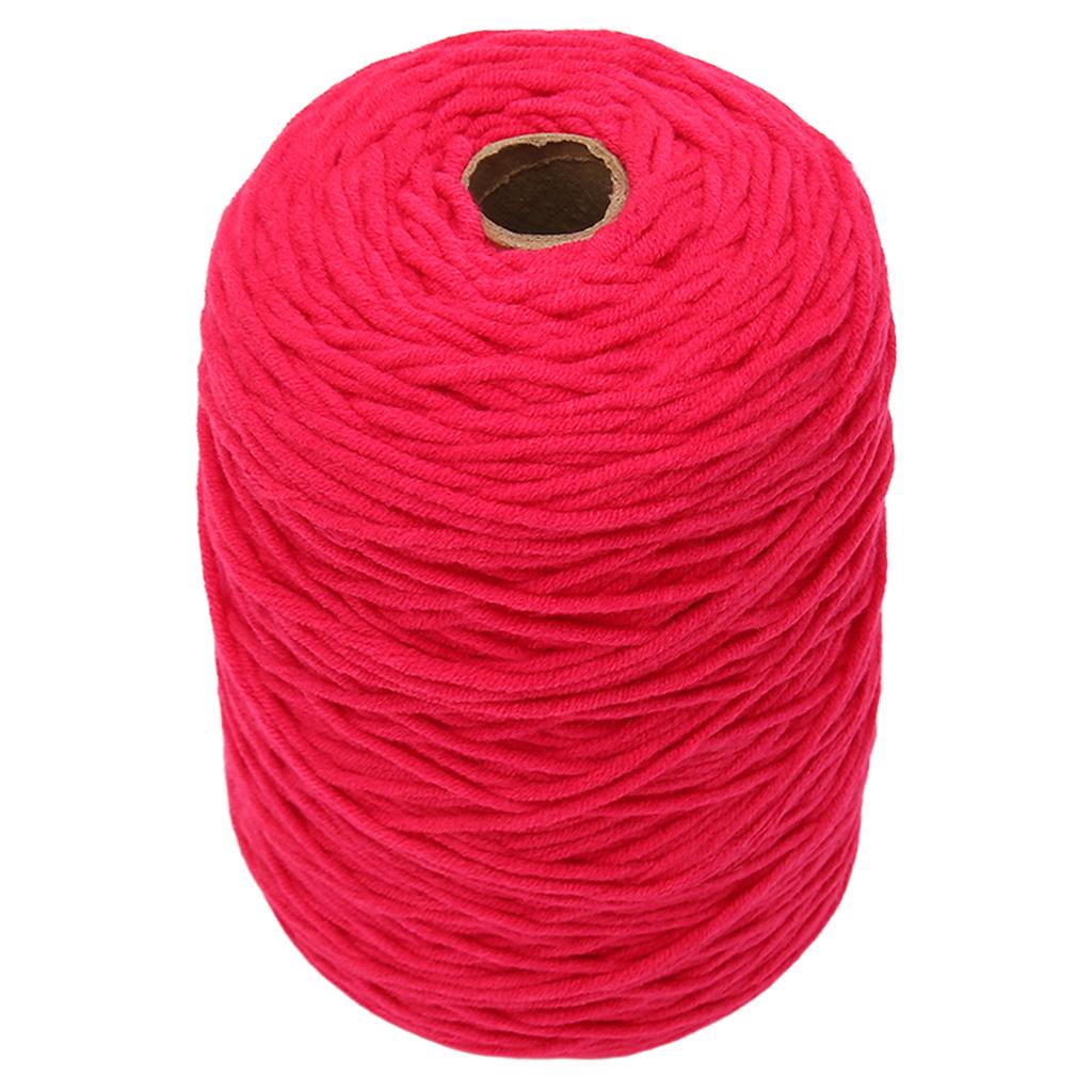Tufting Yarn 437yd Long 0.2in Wide Soft Cotton Polyester Shrink Resistant Rug Making Yarn for Handicraft DIY Weaving