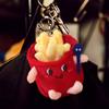 Cute French Fries Food Plush Pendant, French Fries Small Doll Boutique Doll, French Fries Food Book Bag Charm Key Chain