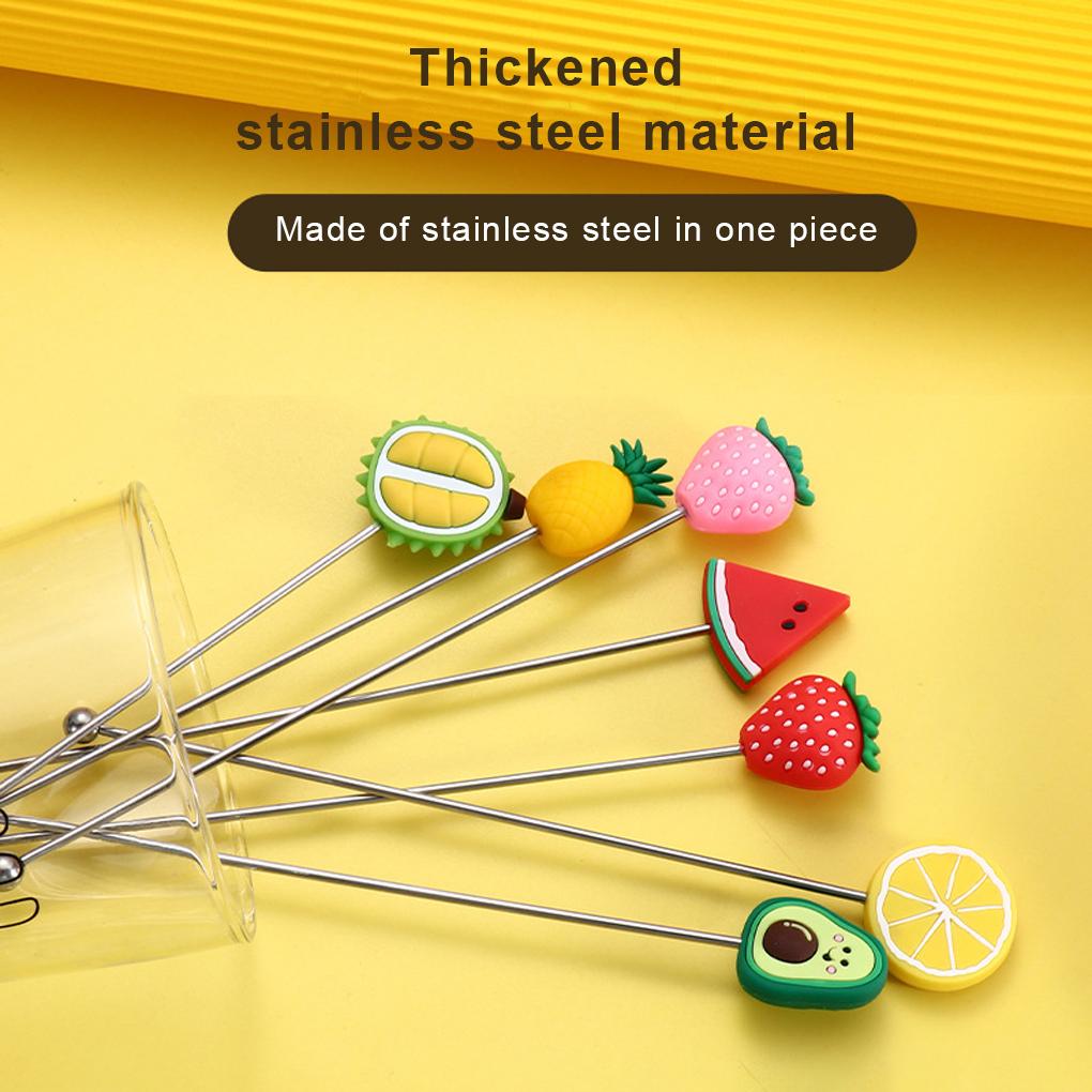 Stirrer Swizzle Mixing Stick Drinking Stirring Rod Silicone Stainless Steel Muddler Bar Tool Accessories Party