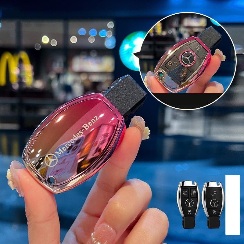 Car Remote Key Case Shell For Mercedes Benz C E S Class W223 W206 C260 S450 S500 CLA W177 C180L E260L W205 W213 W222 AMG CLA220